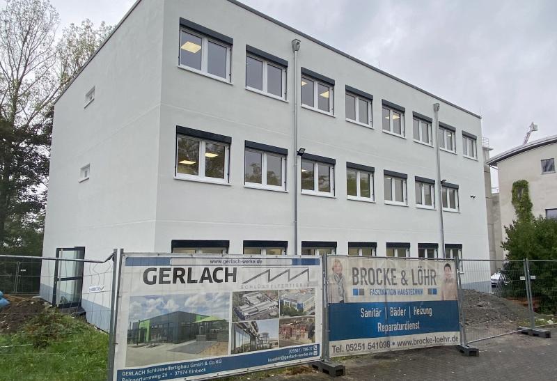 schlüsselfertiges Bürogebäude Feuerwehr Interims Süd, Paderborn